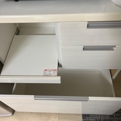食器棚　ホワイトの画像