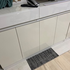 棚　ホワイト　多能棚　IKEAの画像