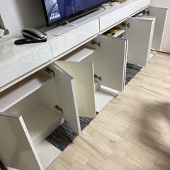 棚　ホワイト　多能棚　IKEAの画像