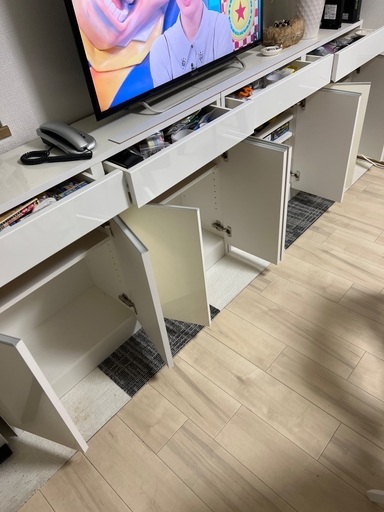 棚　ホワイト　多能棚　IKEA