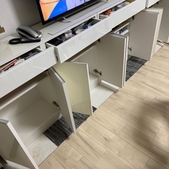 棚　ホワイト　多能棚　IKEAの画像