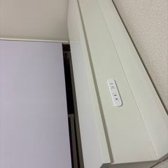 RASIK シングルベットフレーム 白　引き出し収納付き　　の画像