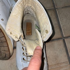 ティンバーランド　ブーツ　ホワイト　26.5の画像