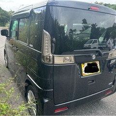 H27 スペーシアカスタム　要修理　車検令和8年8月の画像