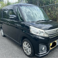 H27 スペーシアカスタム　要修理　車検令和8年8月の画像