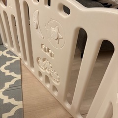 アイリスオーヤマ ベビーサークル 扉付き  の画像