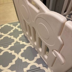 アイリスオーヤマ ベビーサークル 扉付き  の画像