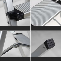 アルミ脚立3段 折りたたみミニ軽量の画像