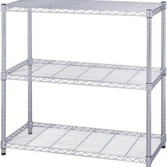 【未開梱】アイリスオーヤマ メタルラック3段　2点 の画像