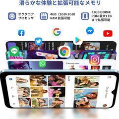 SIMフリー❣️スマホ 4G対応 Android 14 Go搭載 5100mAhの画像