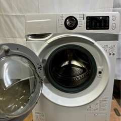 アイリスオーヤマ ドラム式洗濯機HD72J 2021年製 洗濯7kg乾燥なしの画像