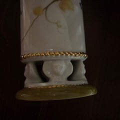 陶画　手描き　メガネやペン立ての画像