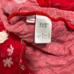 取引中
ミキハウス，キルト生地ロンパースの画像