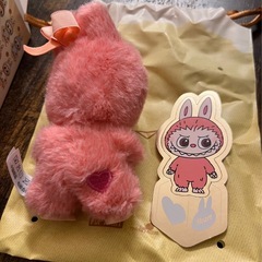 イニシャルラブブ　ハート🩷　シークレット　ぬいぐるみペンダントの画像