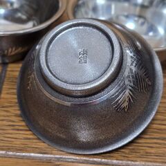 錫製 本錫器 チロリ 徳利 おチョコ 酒器セット 骨董 お猪口 木箱入り レトロの画像