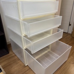 収納ケース　無印良品　スタッキング可能の画像