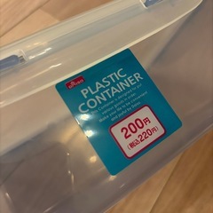 小物整理に◎プラスチックコンテナの画像