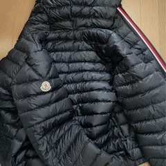  MONCLER モンクレール ブラックダウンジャケットMサイズの画像