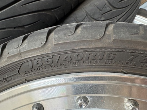 今日限定 軽用 AME シュタイナー FTX 165/40R16 5J+45