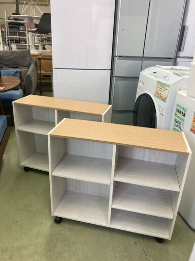 リサイクルショップ ピカソ 小松原】🚛 キャスター付き2列収納ラック