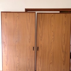 襖、リバーシブル木目調の画像