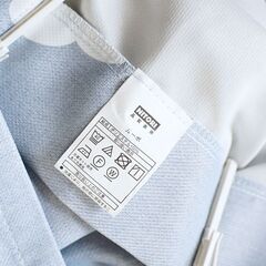 NITORI 遮光2級カーテン ルーボ ブルー 100cm×178cm　1枚の画像