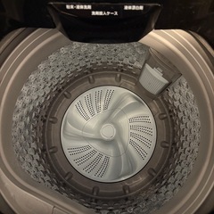 ニトリ2024年式/6kg/全自動洗濯機/NT60L1BK の画像