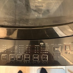 ニトリ2024年式/6kg/全自動洗濯機/NT60L1BK の画像