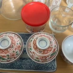 ガラスコップ蓋付小鉢など12点の画像