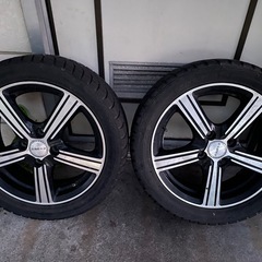 165/55R15インチスタッドレスタイヤホイール付きの画像