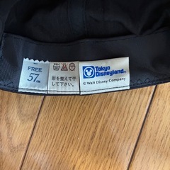 ディズニーランドで購入の帽子　キャップの画像