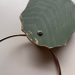 トールペイント　花　タオル掛け　タオルハンガーの画像