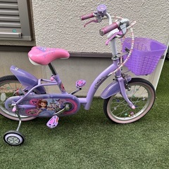 16インチ　女の子用自転車の画像