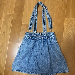 150 ピンクラテ　サロペット　スカートの画像