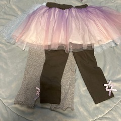 チュール付きズボンの画像