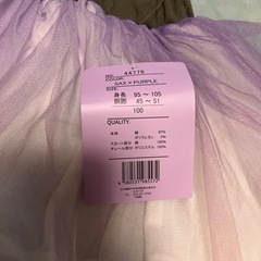 チュール付きズボンの画像