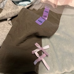 チュール付きズボンの画像