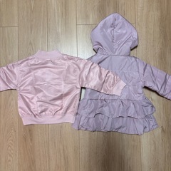 女の子 アウター セットの画像