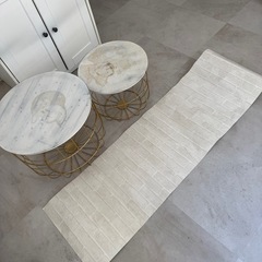 センターテーブル サイドテーブル カフェテーブル ミニテーブル 2個セットの画像