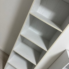 【カラーボックス】白木目調ロングの画像