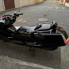 YAMAHA マグザム】　SG17 ブラック　大人カスタム　ビシキマの画像