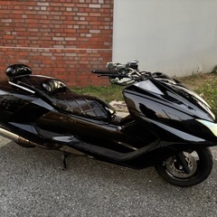 YAMAHA マグザム】　SG17 ブラック　大人カスタム　ビシキマの画像