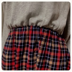 ꒰Power To The People꒱ドッキング 長袖ワンピース カジュアルの画像