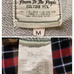 ꒰Power To The People꒱ドッキング 長袖ワンピース カジュアルの画像