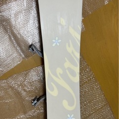 スノーボード　ビンディングつきの画像