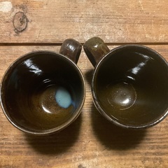 やちむん　エスプレッソ用カップ　二客セットの画像