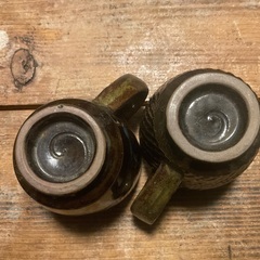 やちむん　エスプレッソ用カップ　二客セットの画像