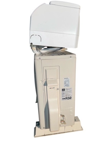 標準取付工事費込み　6畳用シャープ エアコン 室内機：AY-R22N-W 室外機：AU-R22NY 2023年製 