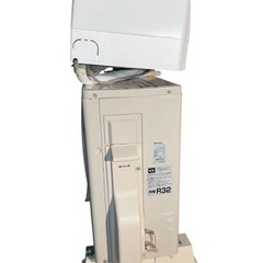 標準取付工事費込み　6畳用シャープ エアコン 室内機：AY-R22N-W 室外機：AU-R22NY 2023年製 の画像