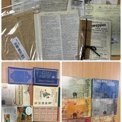 コラージュ素材大量の画像